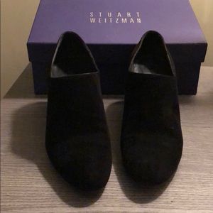 Stuart Weitzman black suede heels